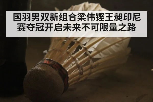国羽男双新组合梁伟铿王昶印尼赛夺冠开启未来不可限量之路