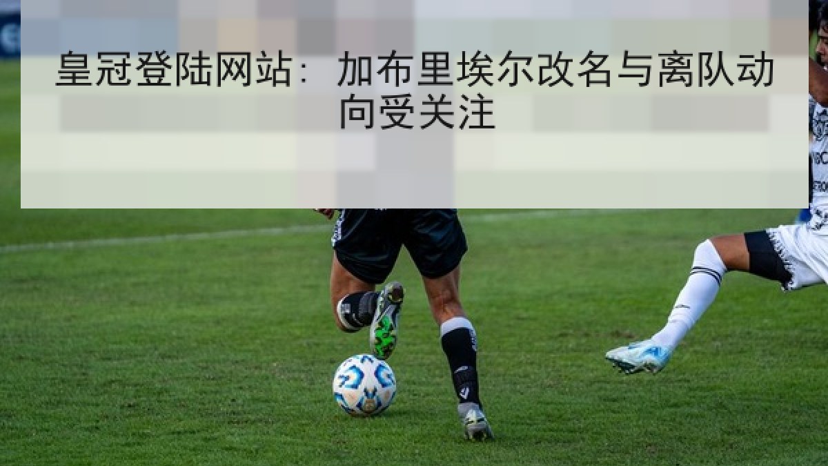 皇冠登陆网站: 加布里埃尔改名与离队动向受关注
